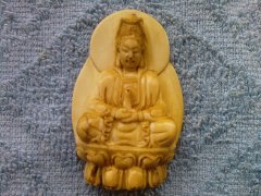 象牙 观音挂件